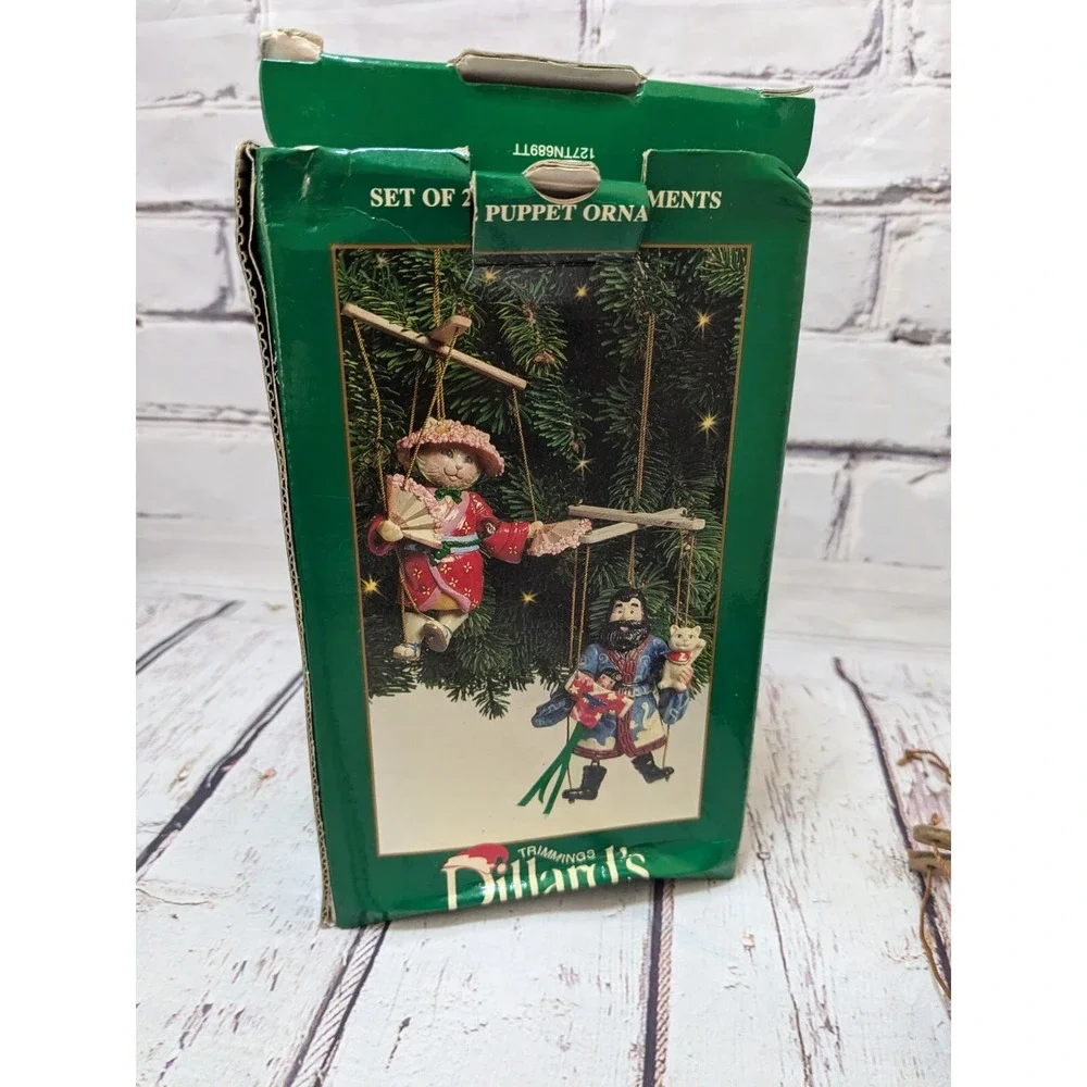 Dillards‎ Trimmings Puppet Ornaments - Set of 2 Marionette Puppets